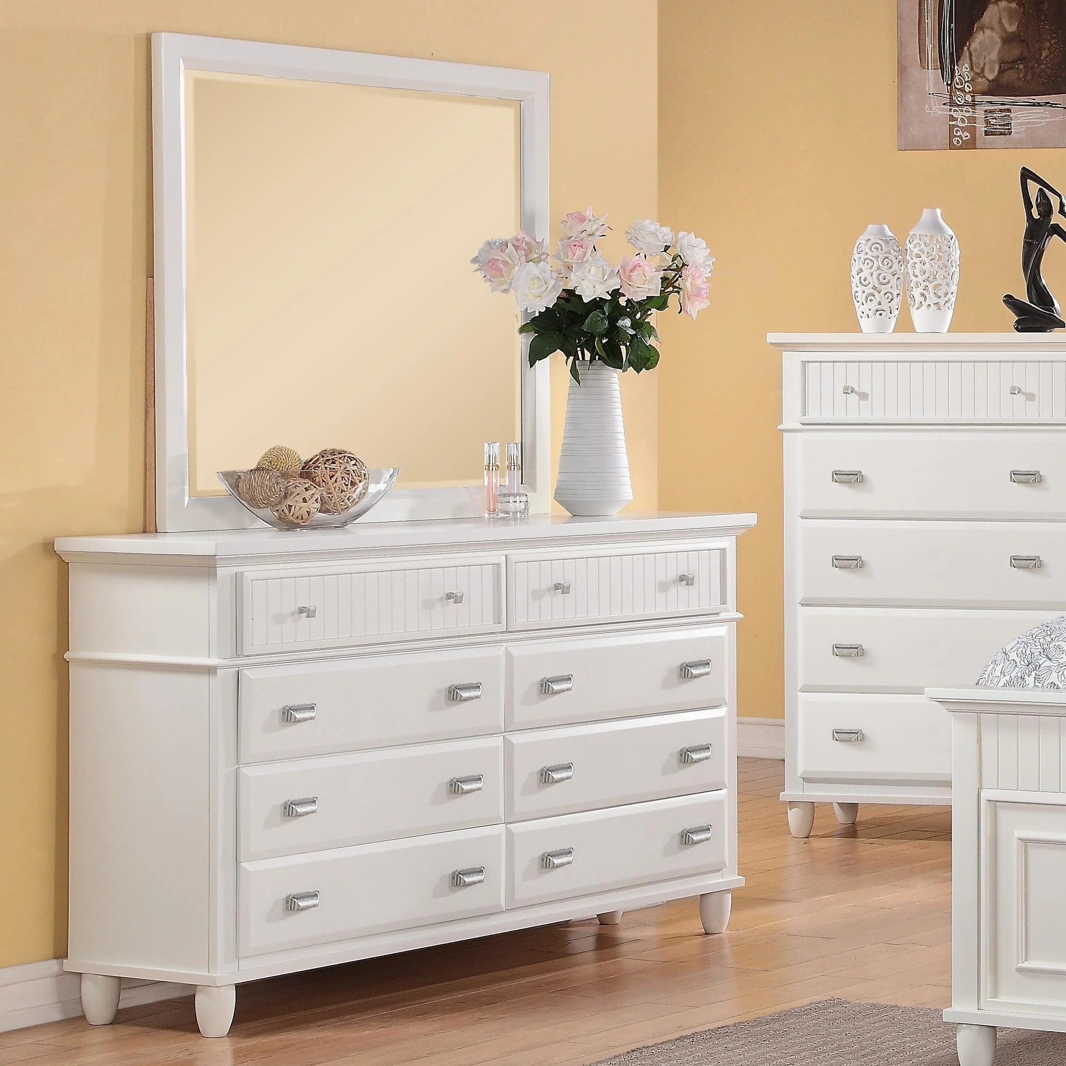 white christmas dresses Infinity Dresser & Mirror main image 0