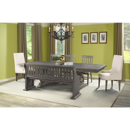 Dining Table Set with Bench
