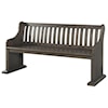 Elements International Stone Pew Bench