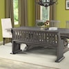 Elements International Stone Pew Bench