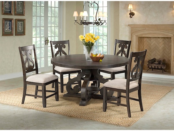 5-Piece Dining Table and Chair Set