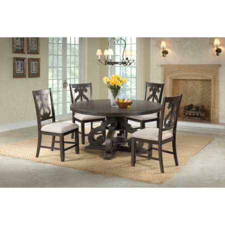 5-Piece Dining Table and Chair Set