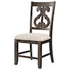 Elements International Stone 5-Piece Dining Table and Chair Set