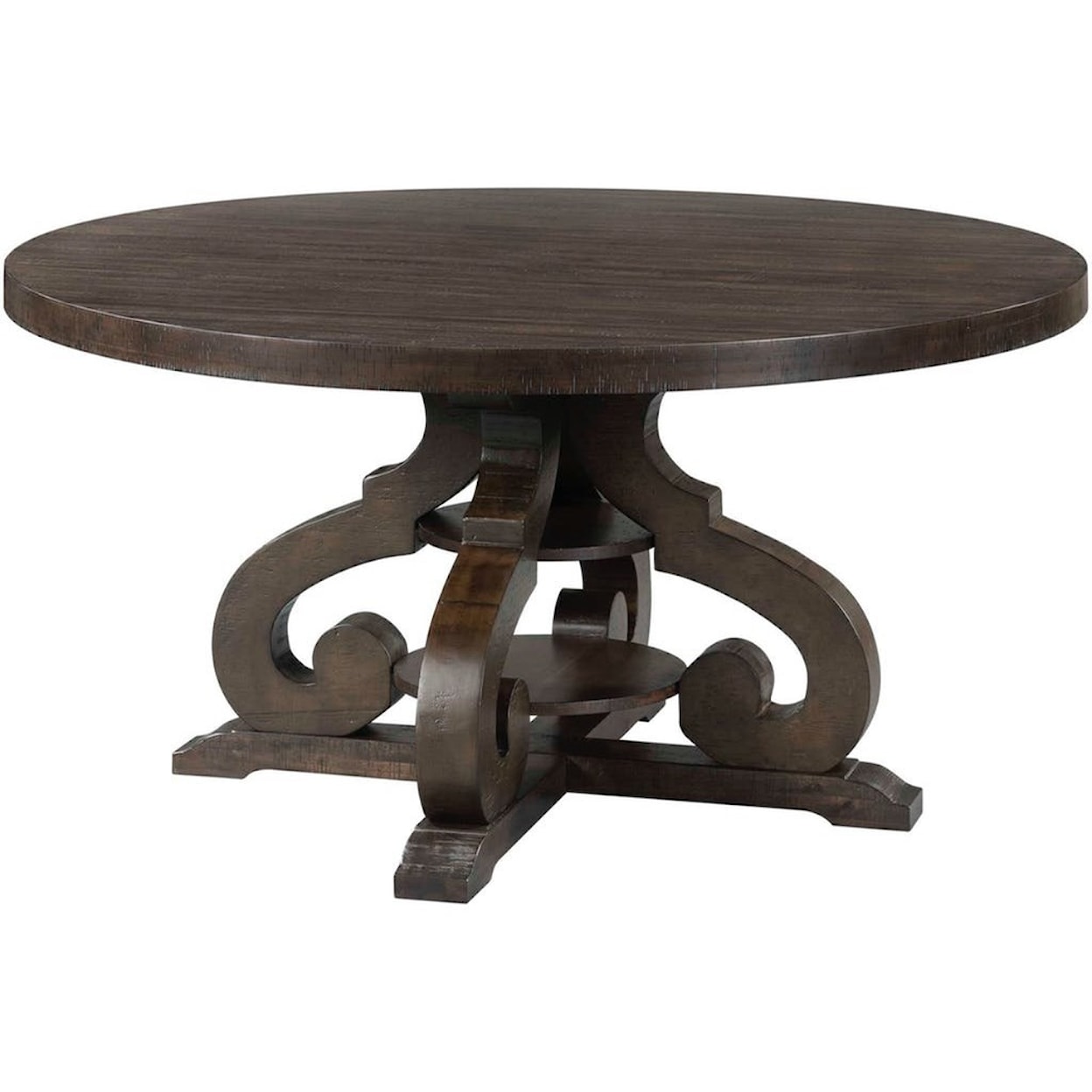Elements International Stone Round Table and Chair Set