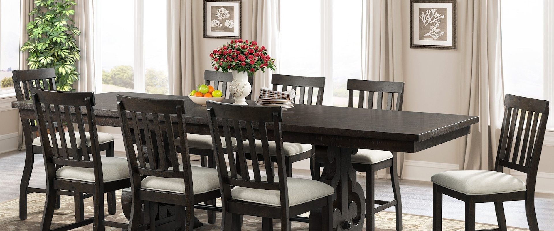 9-Piece Counter Height Dining Set