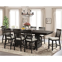 9-Piece Counter Height Dining Set