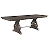 Elements International Stone Counter Height Dining Table