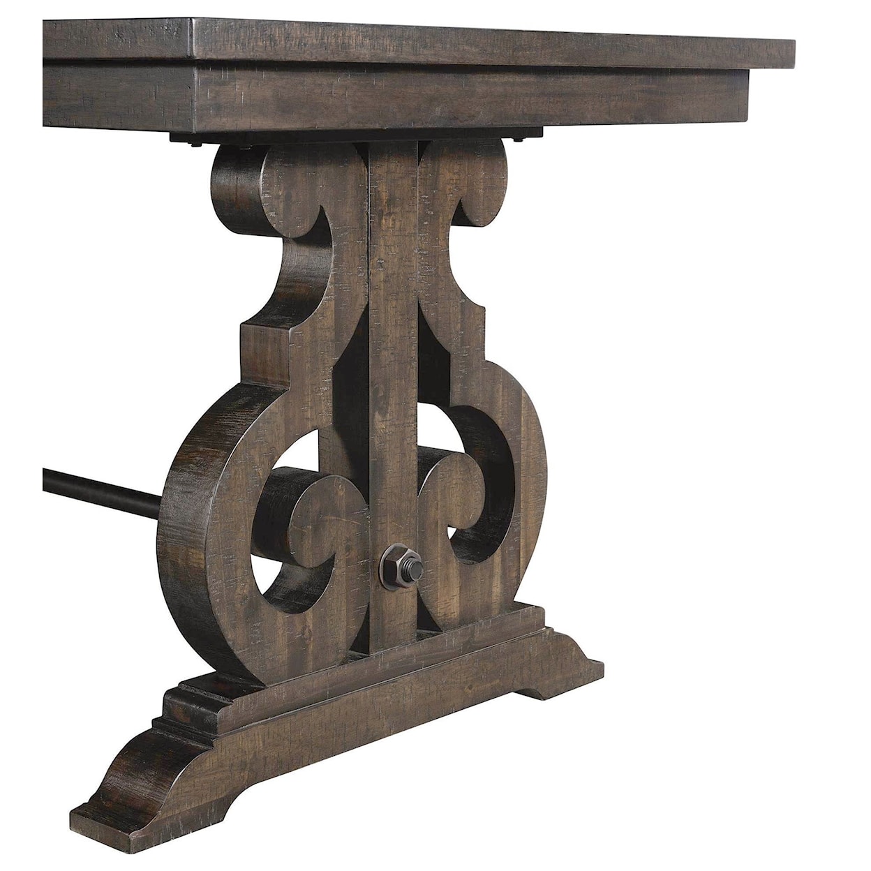 Elements International Stone Counter Height Dining Table