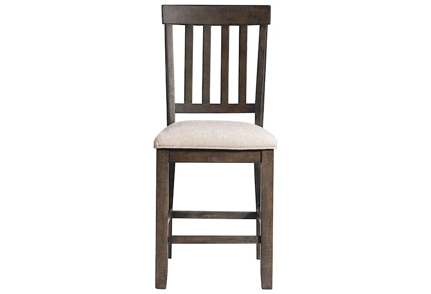 Stone Counter Dining Chair Slat Back Set by Elements International at Sam Levitz Furniture