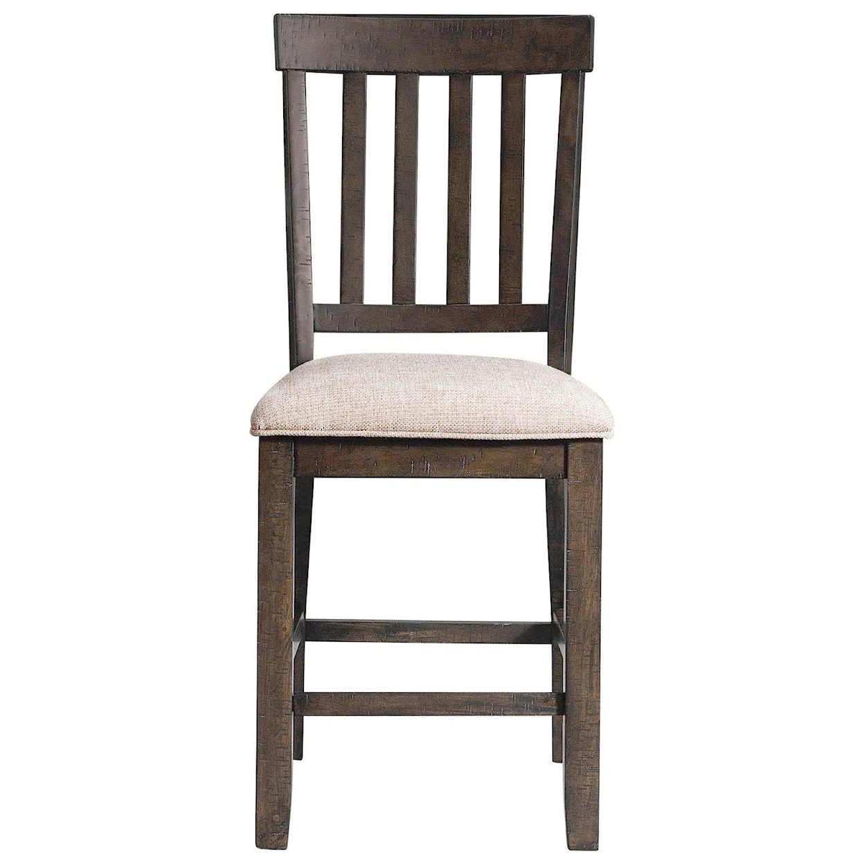 Elements International Stone Counter Dining Chair Slat Back Set
