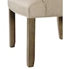 Elements International Stone Parson Arm Chair