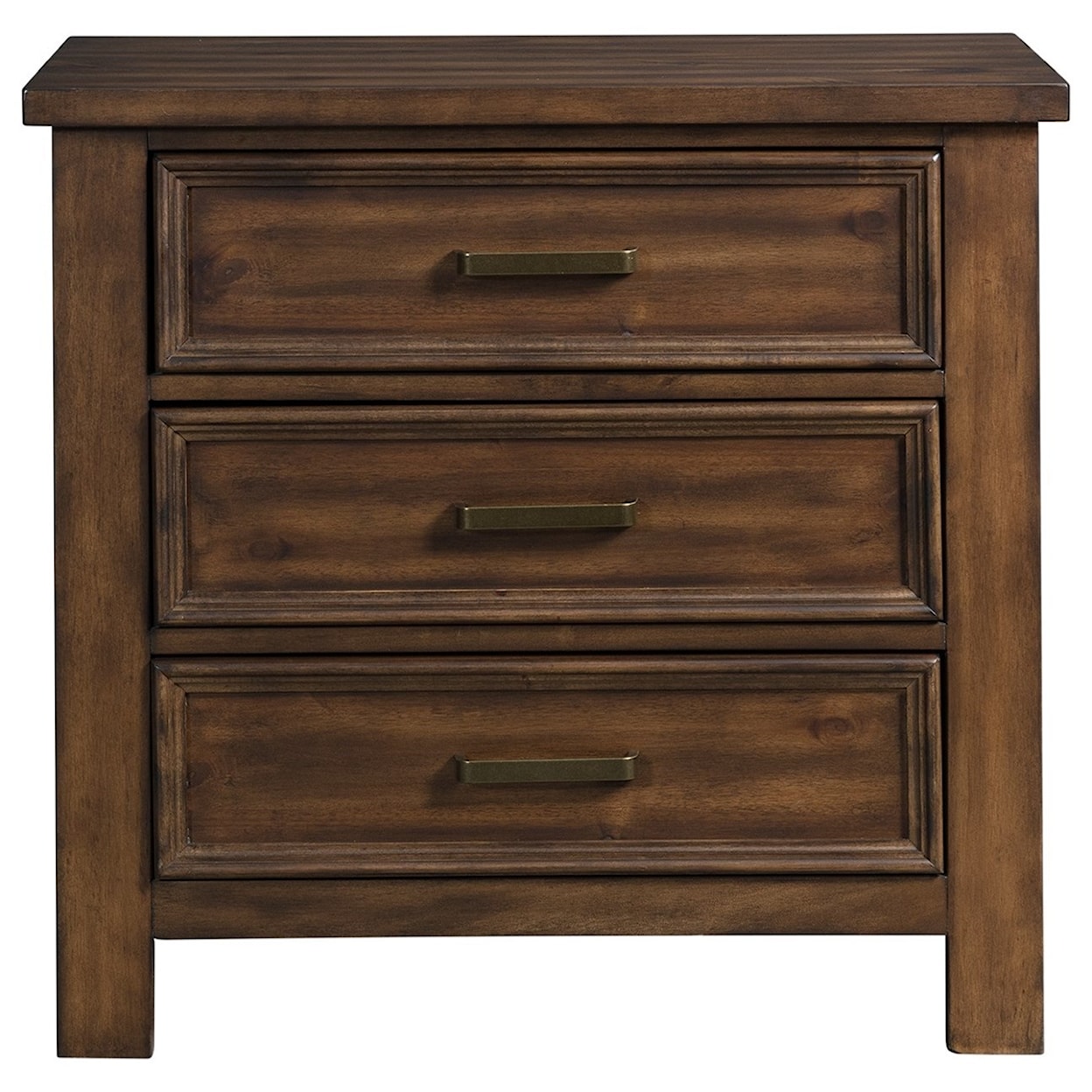 Elements International Sullivan 3-Drawer Nightstand