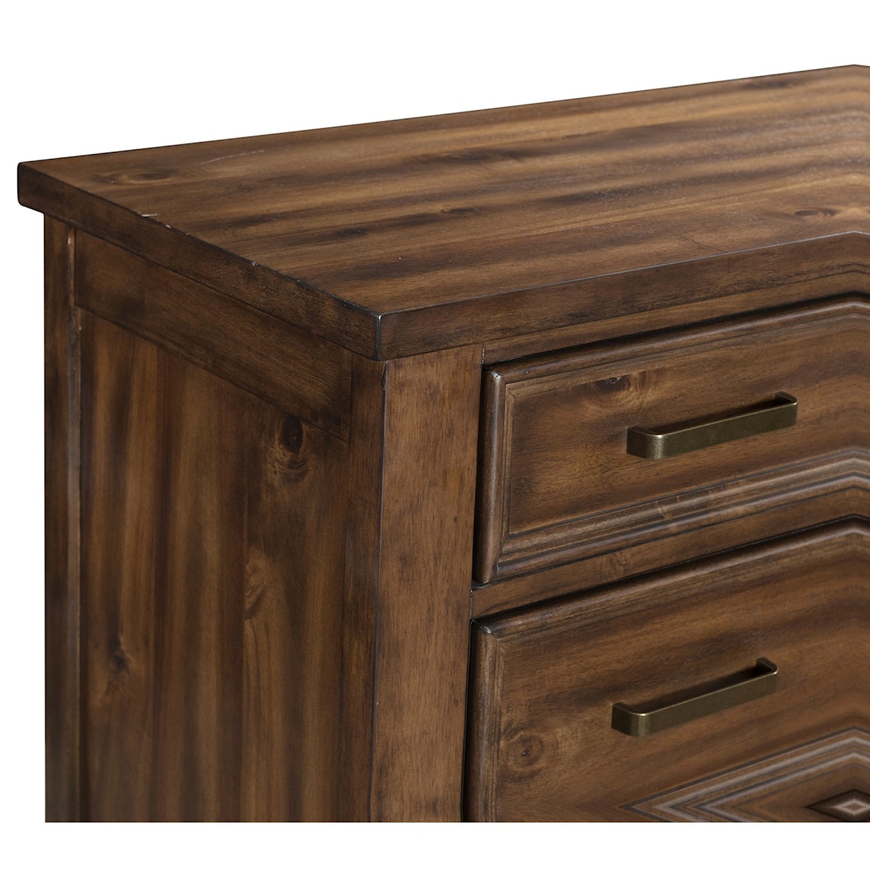 Elements International Sullivan 3-Drawer Nightstand