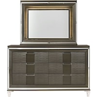 6-Drawer Dresser and Mirror