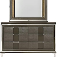 Glam 6-Drawer Dresser