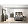 Elements International Twenty Nine 5-Piece King Bedroom Set