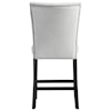 Elements International Francesco FRANCESCO GREY VELVET PUB CHAIR |