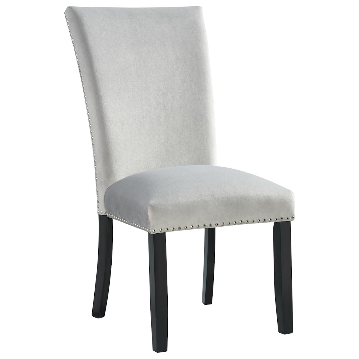 Elements Valentino Velvet Side Chair