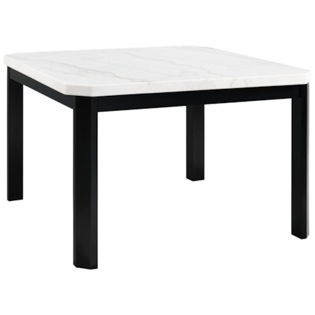 White Marble Counter Height Dining