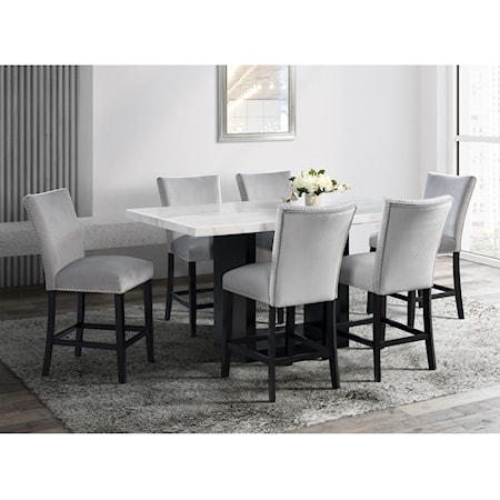 7-Piece Counter Height Dining Set