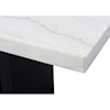 Elements International Valentino Marble Counter Height Dining Table