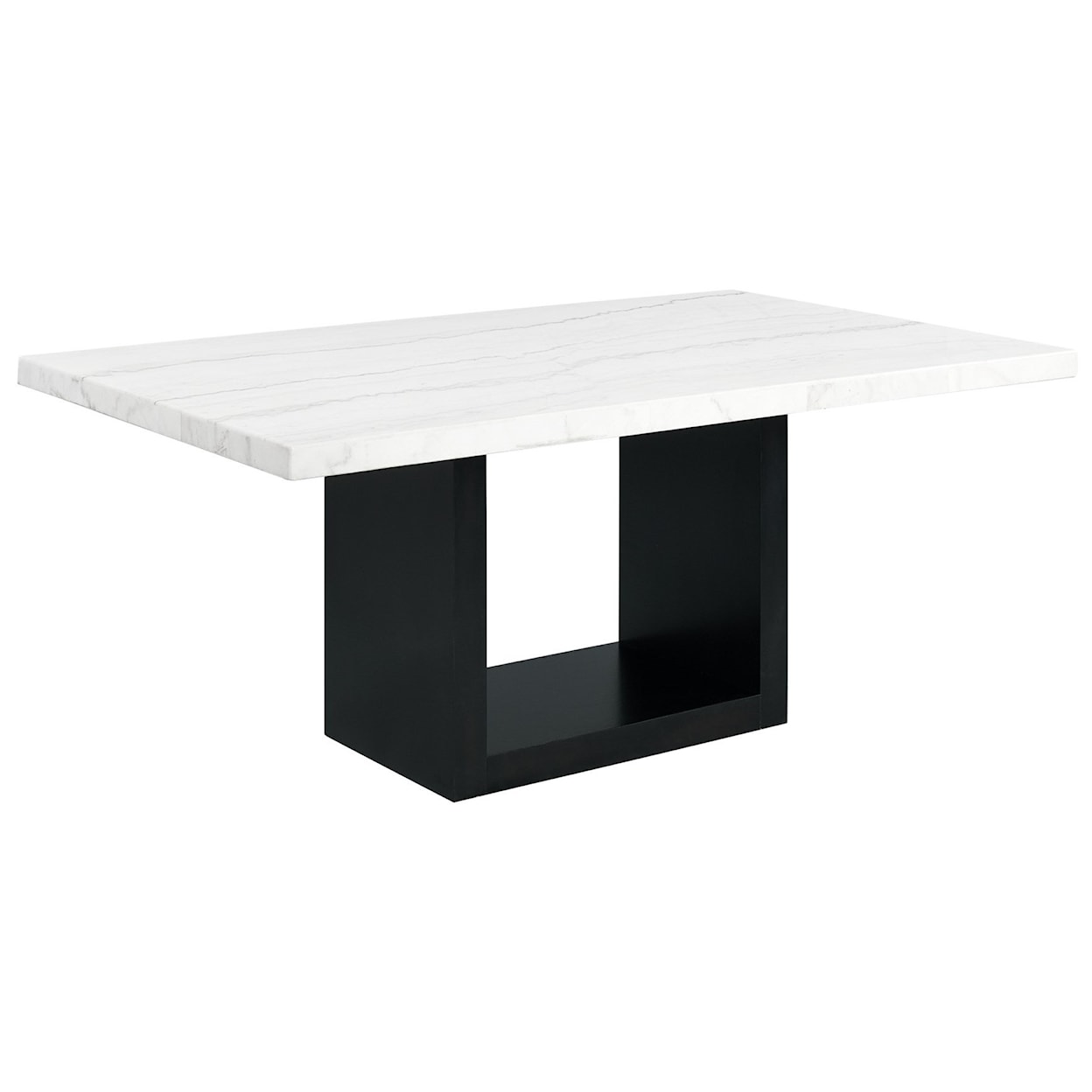 Elements Valentino Rectangular Marble Dining Table