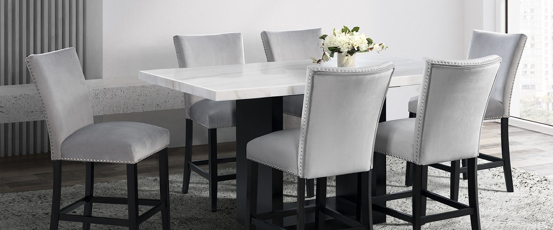 Contemporary 7-Piece Dining Set