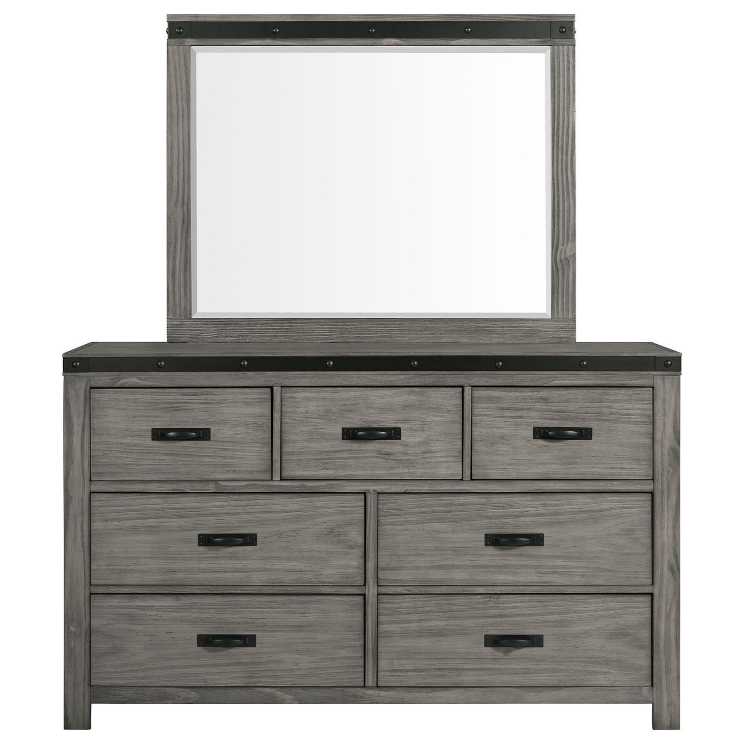 Elements International Wade 7-Drawer Dresser