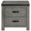 Elements Wade 2-Drawer Nightstand