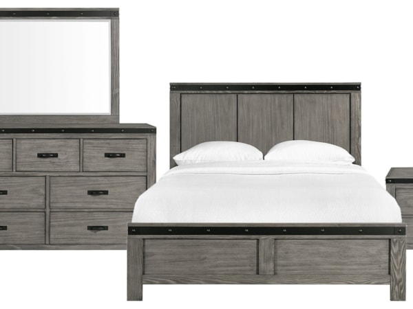 Queen Panel 4-Piece Bedroom Set