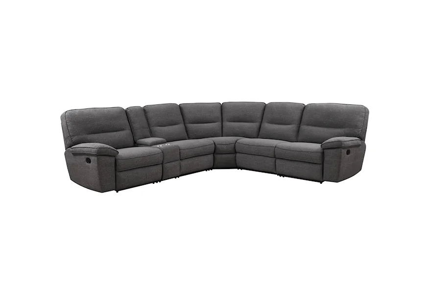 Alberta Reclining Sectional Sofa by Emerald at Michael Alan Furniture & Design