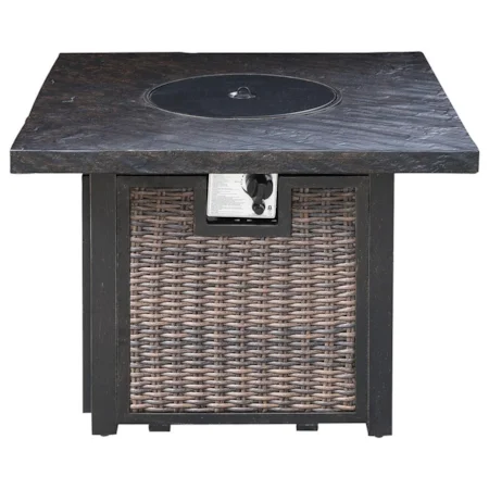 Contemporary Outdoor Square Fire Pit