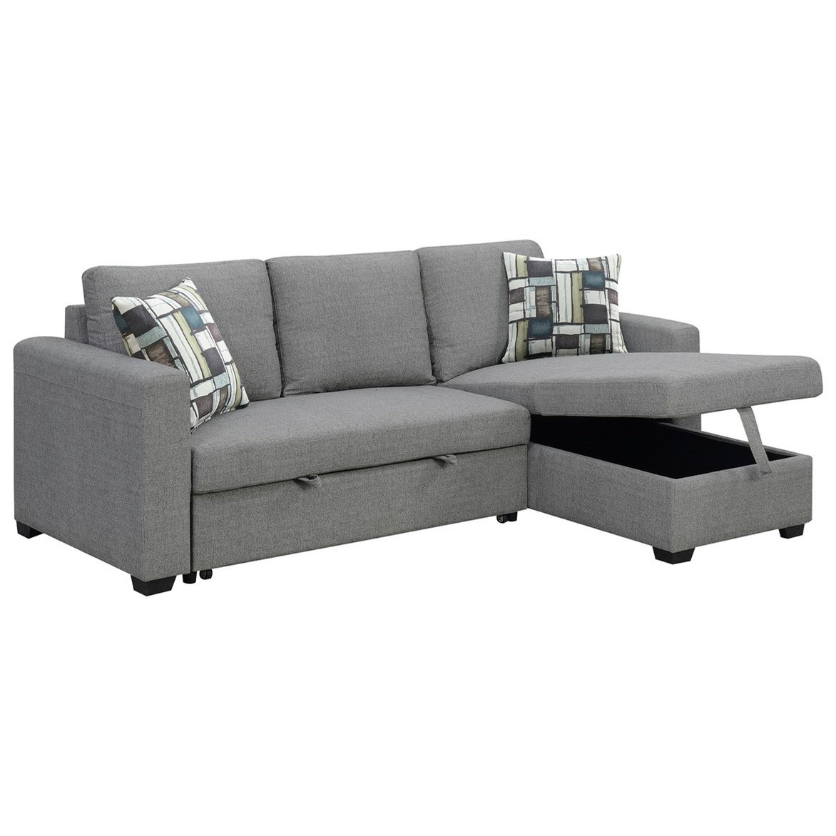 2-Piece Sectional with Reversible Chaise