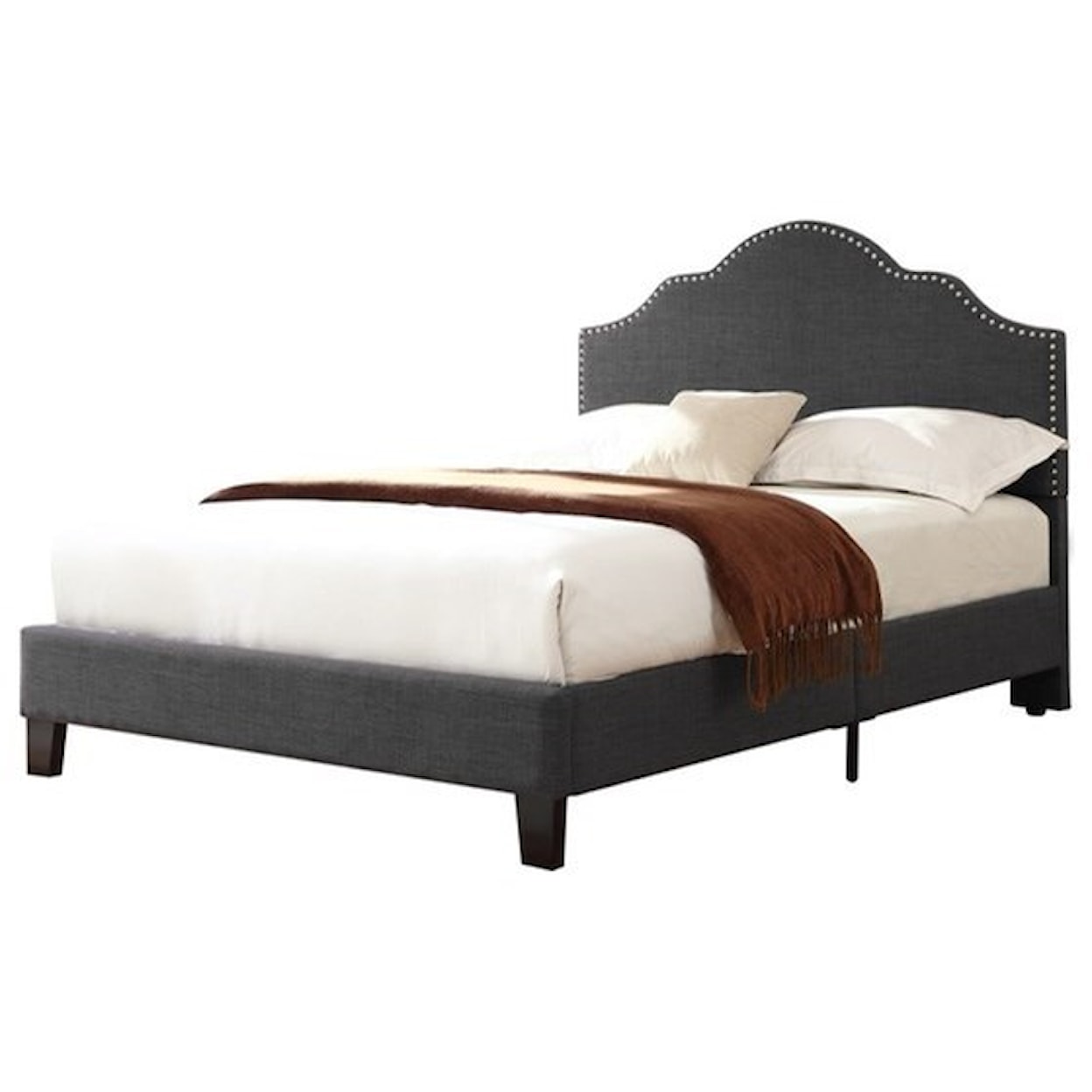 Emerald Madison Queen Upholstered Bed