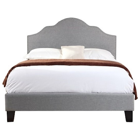 Cal King Upholstered Bed