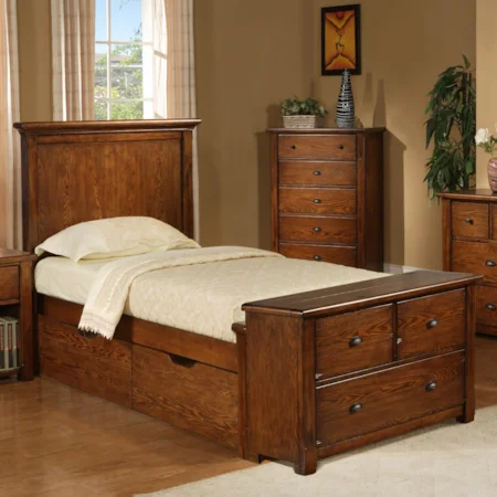 Twins Captain Bed