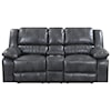 Emerald Navaro Reclining Console Loveseat