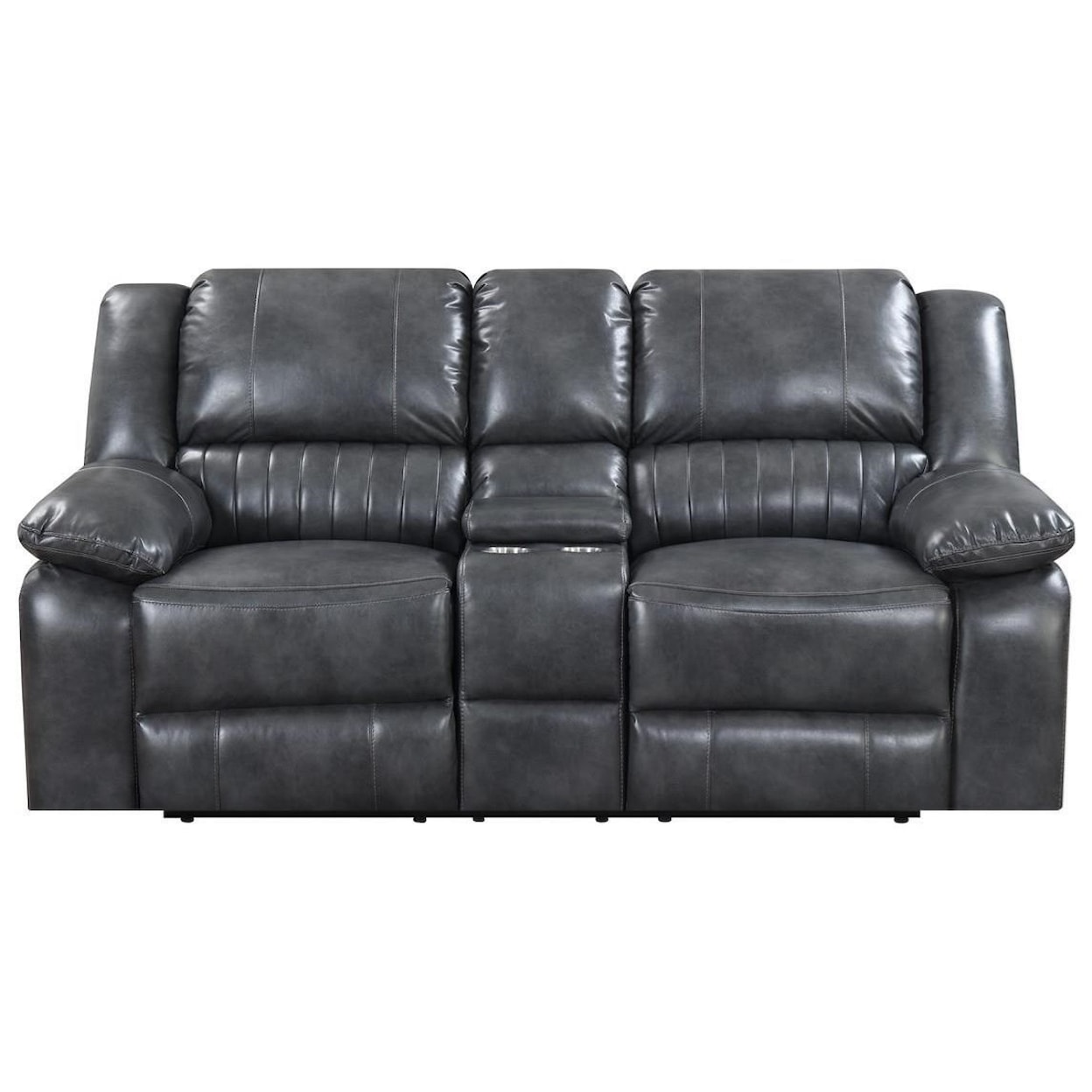 Emerald Navaro Reclining Console Loveseat