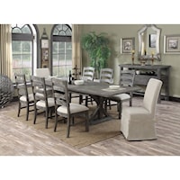 Transitional Dining Table 5 Piece Set