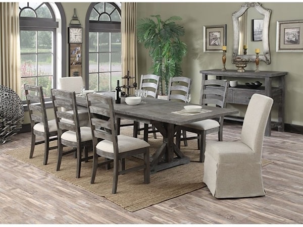 Dining Set with 4 Chairs