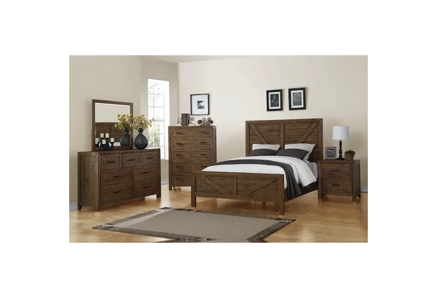 Pine Valley King Bedroom Group by Emerald at Conlin's Furniture