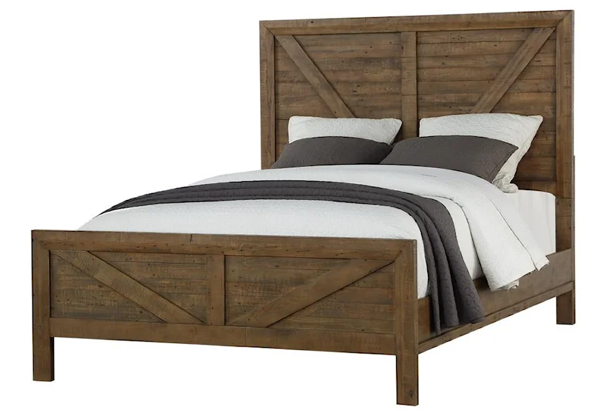 Pine Valley Queen Panel Bed by Emerald at Conlin's Furniture