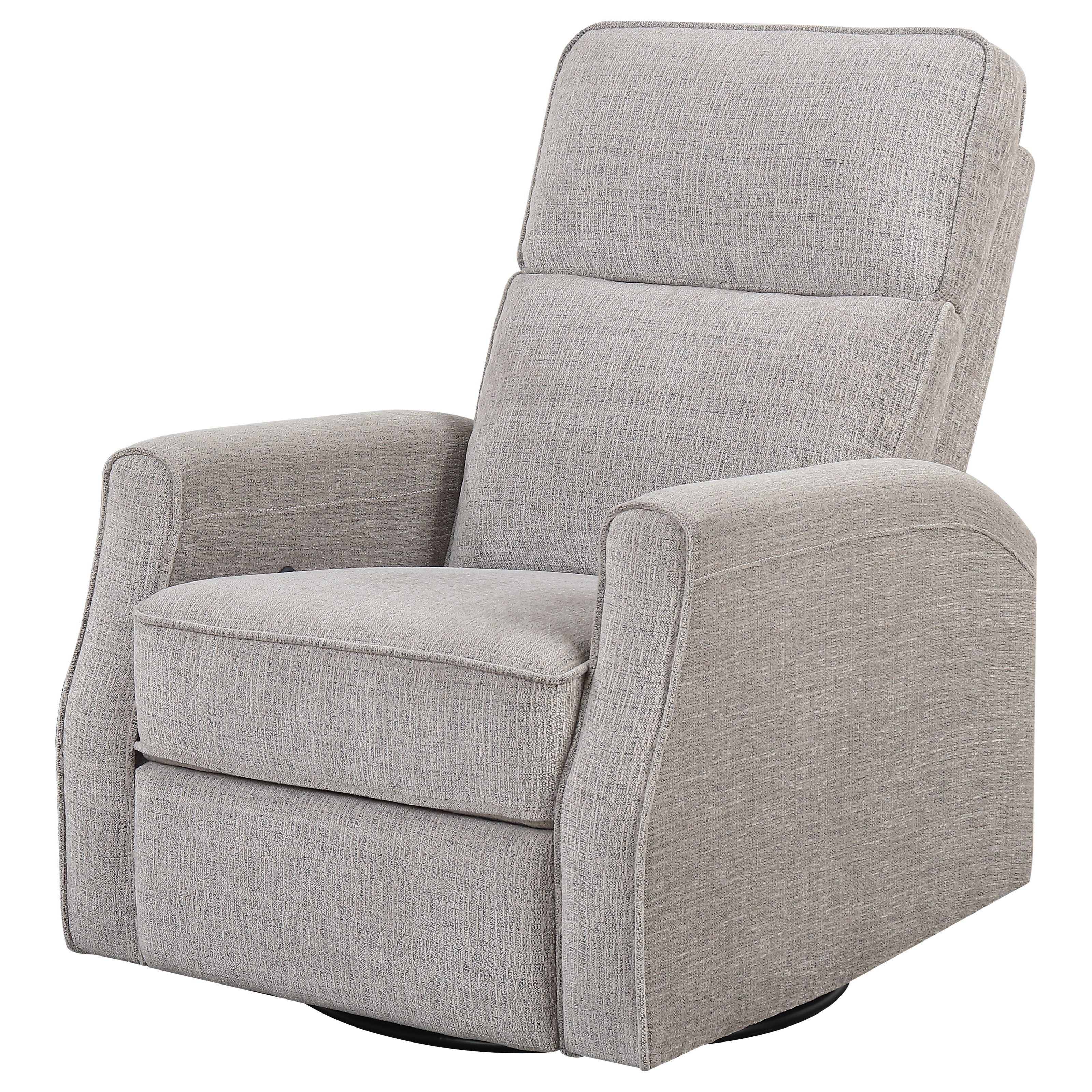 Beige Swivel Glider Recliner