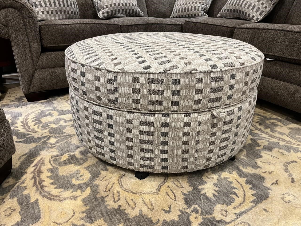 England 3550 AL Series 1367549 Upholstered Storage Ottoman Dunk Bright Furniture Ottomans