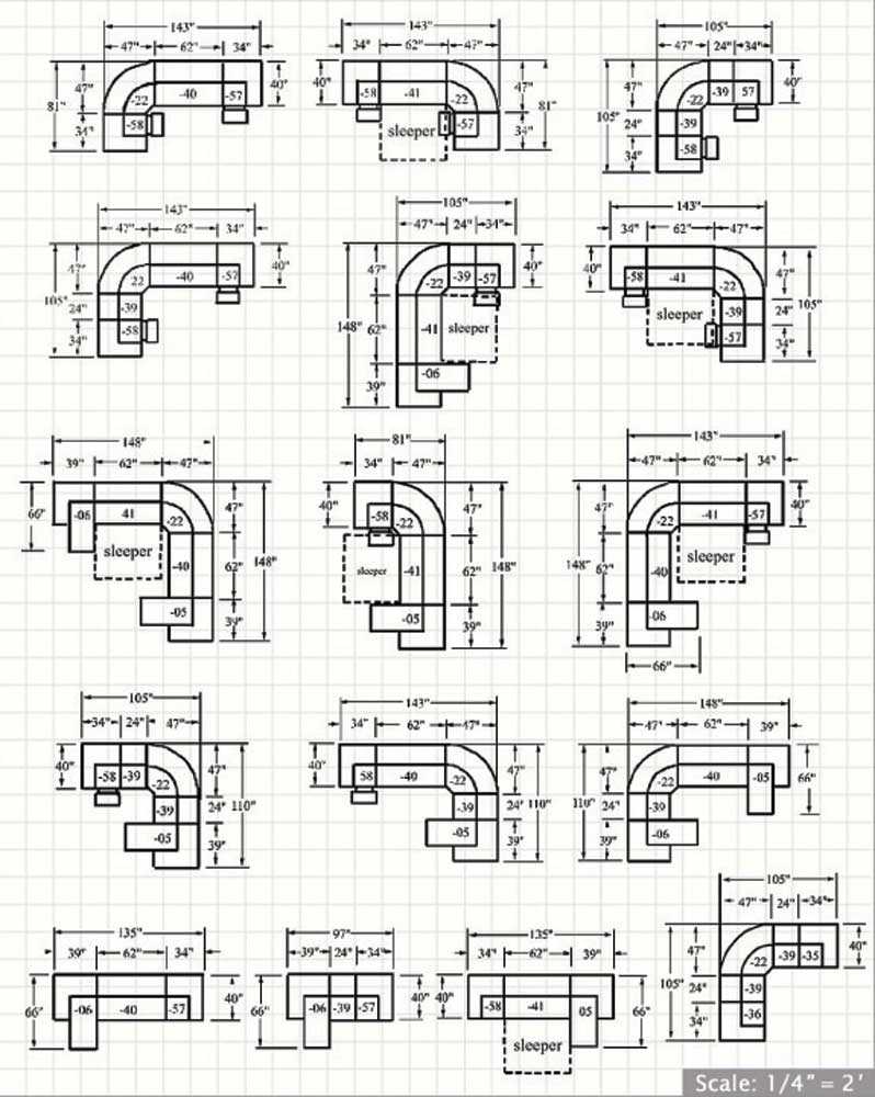 5-Piece Reclining Sectional Sofa