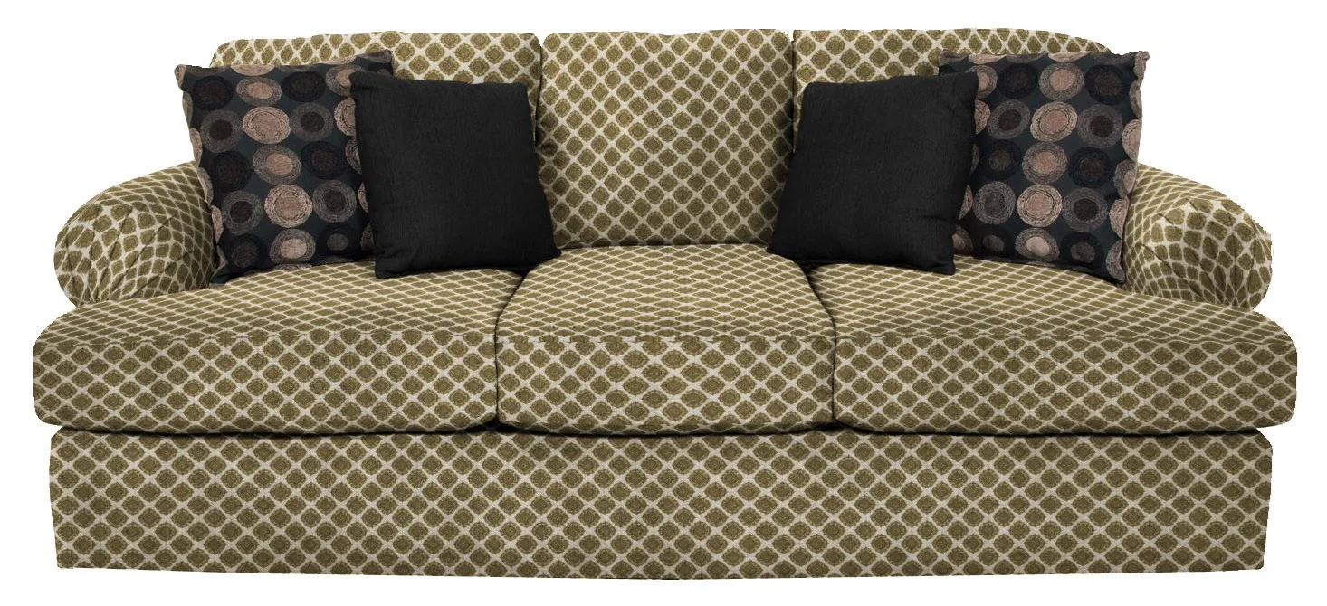 England 8250 Series 8255 Sofa with Large Pleated Arms Virginia Furniture Market Sofas