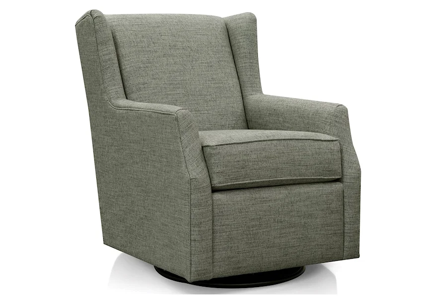 Allie Swivel Glider Chair by England at Z & R Furniture