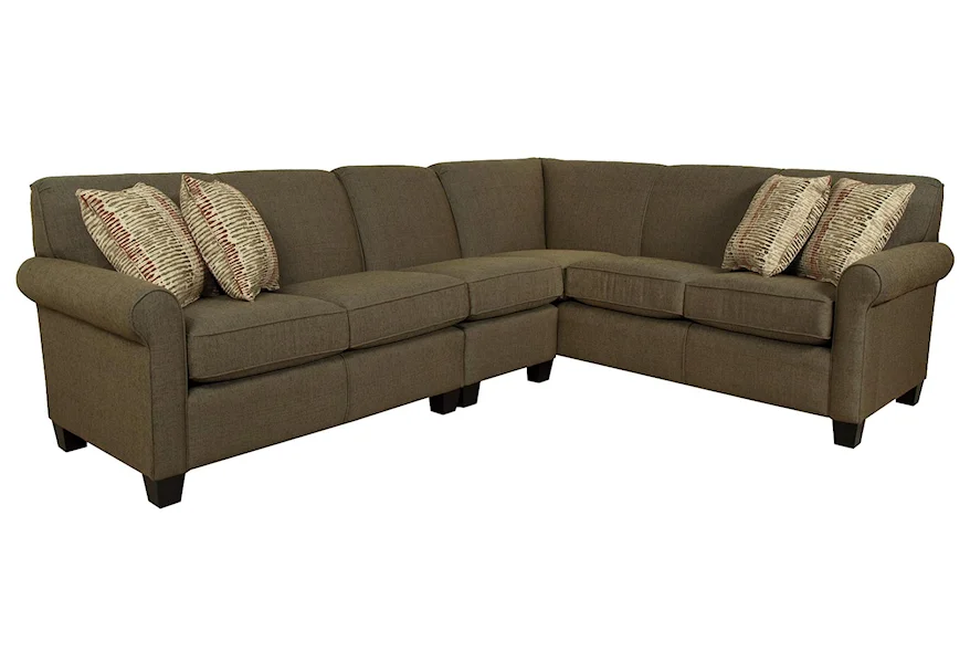Angie 4630 Sectional Sofa by England at Furniture and ApplianceMart