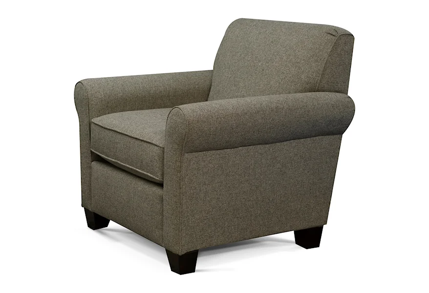 Angie 4630 Casual Rolled Arm Chair by England at Virginia Furniture Market