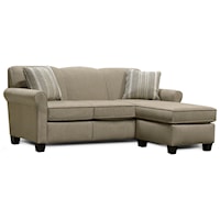 Sectional Sofa with Floating Ottoman